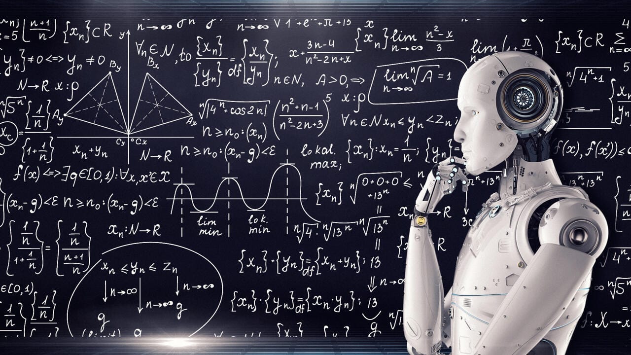Image d'une intelligence artificielle qui réfléchie