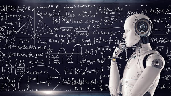Image d'une intelligence artificielle qui réfléchie